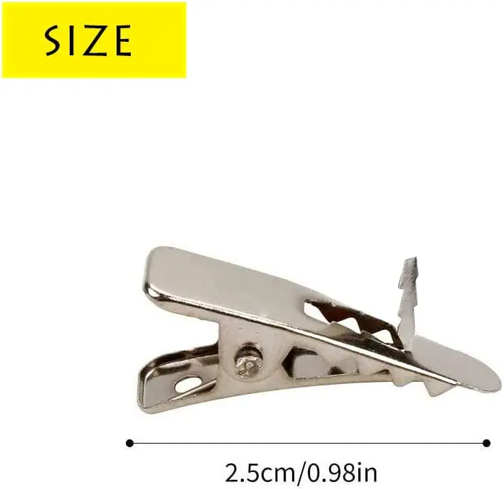 Mini Metal Clips For Christmas Flowers Christmas Tree Flower Ornament Fixed Clip Xmas Noel Wreath/Garland Decorations 20/50Pcs