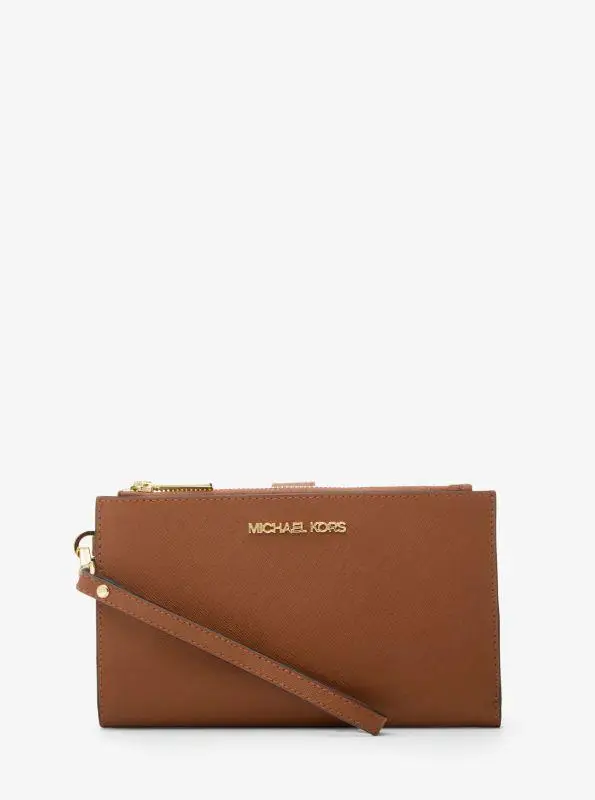 Michael Kors | Jet Set Large Leather Smartphone Wristlet Wallet