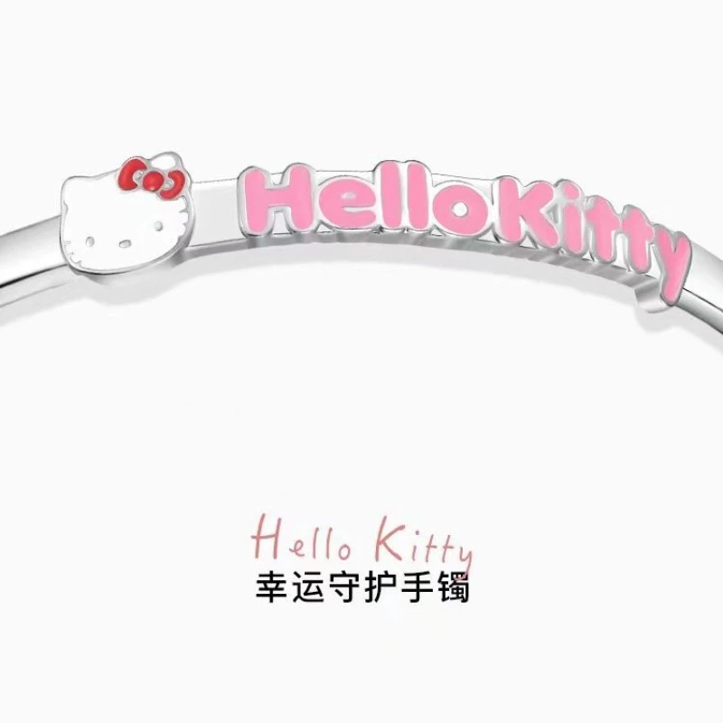 Sanrio Hello Kitty Push-pull Bracelet Lucky Guardian Alloy Anime Bracelet Girl Birthday Holiday Gift