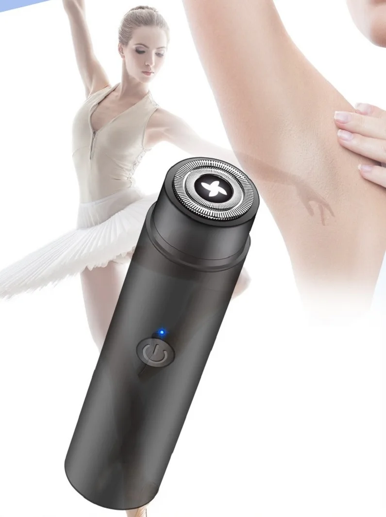 Electric Shaver Portable Mini Electric Shaver Razor For Women Men Hair Trimmer Clipper USB Rechargeable Barber Shaving Tool Home Travel Car Use