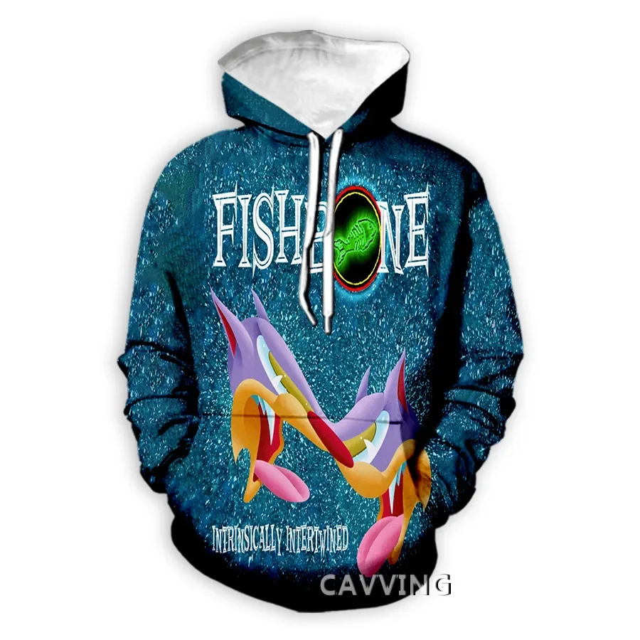 Fishbone 밴드 후드 스웻셔츠, 하라주쿠 후드 스웻셔츠, 상의, 여성 및 남성 의류, 3D 프린트 패션