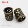 2pcs Viking Runes Beads for Jewelry Making Dreadlock Hair Beard Beads Tube Spacer Large Hole Bead DIY Accessories 4