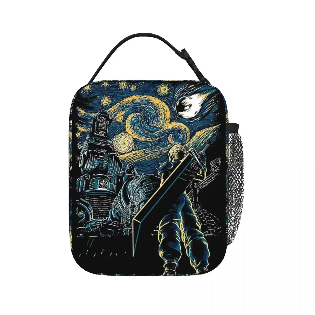 

Starry Fantasy Van Gogh Insulated Lunch Bags Resuable Picnic Bags Thermal Cooler Lunch Box Lunch Tote for Woman Work Kids School