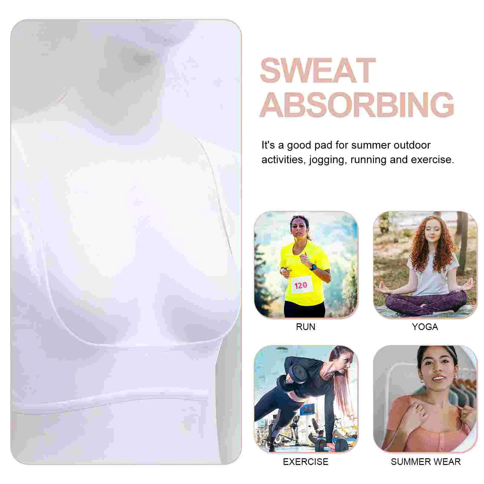 Girls Underarm Sweat Pads Birthday Gift Tank Top Armpit Shield Women\'s