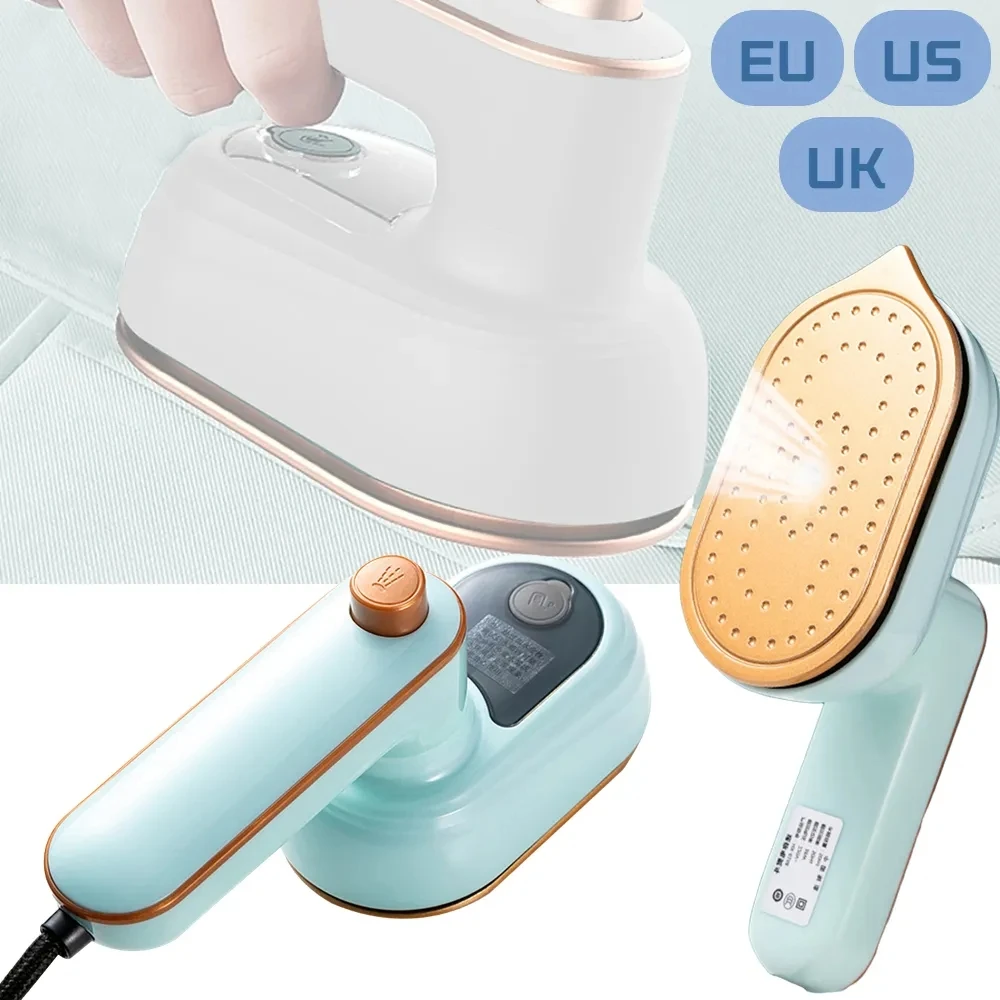 

Handheld Steam Ironing Machine 360 Rotatable Small Mini Steam Iron Dry Wet Double Clothes Fabric Ironing Machine for Home Travel