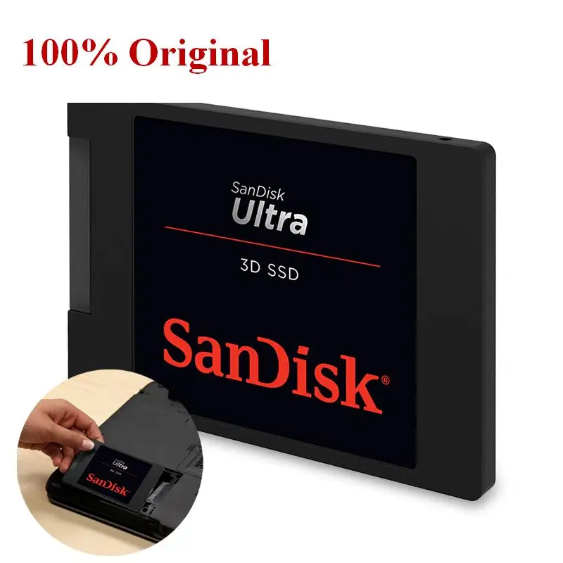 SanDisk SSD ָ Ʈ ũ, Ʈ 3D  250GB, 1TB, 2TB, SATA III HDD ϵ ũ ̺, 500G, 560 MB/s, Ʈ PC ũž