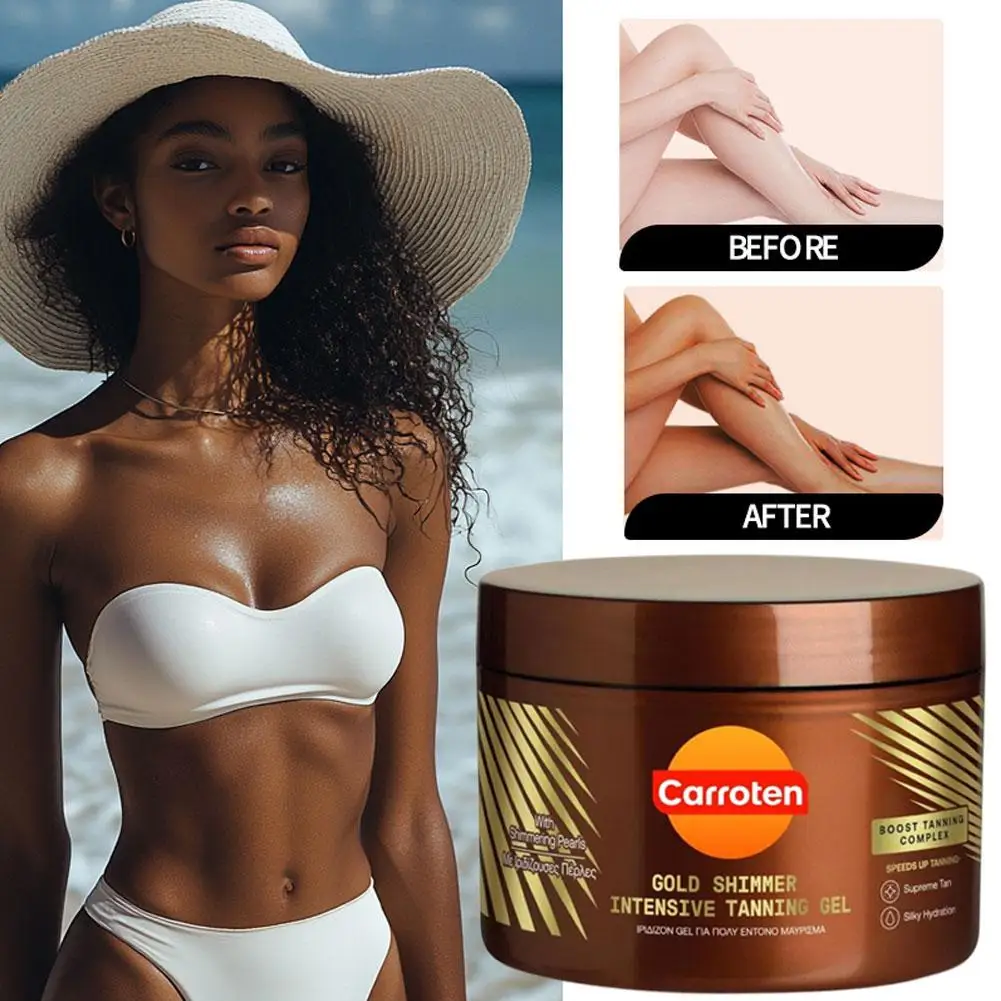 Carrot-Infused Hydrating Bronzing Gel for a Sunless, Natural-Looking Tan