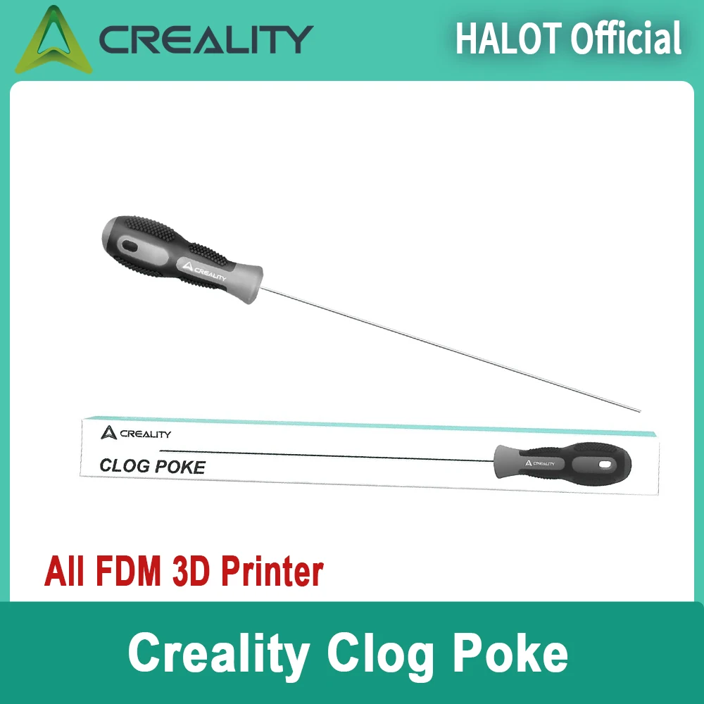 Creality Clog Poke 3D Printer Nozzle Cleaning Kit for 1.75mm Filament Nozzles &Phi;1.5mm with Arrow Tip 210mm 3D Printer Tools