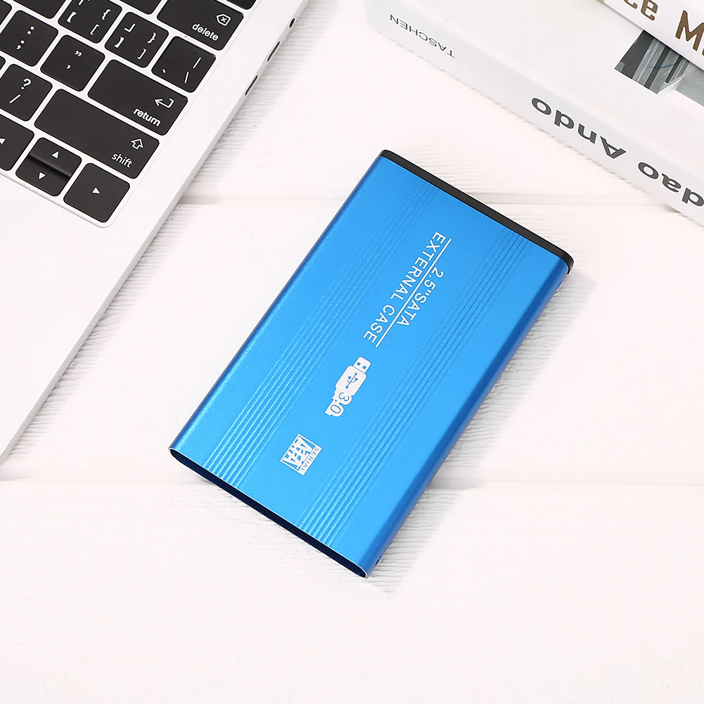 알루미늄 합금 2.5인치 외장형 HDD SSD 박스 USB SATA3.0 하드 드라이브 디스크 6GB