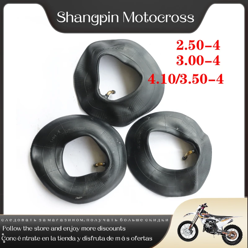 4.10/3.50-4 2.80/ 2.50-4 3.00-4(265x80) Inner Tube Camera Electric Scooter Accessories 9/10x350-4 Black Rubber Inner Tube tyre inner tube
