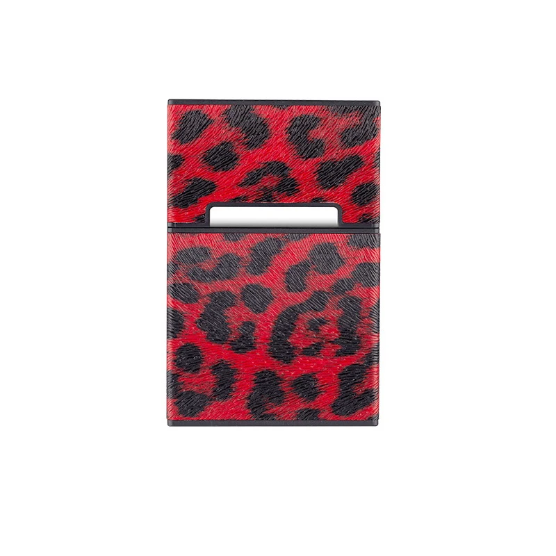 Elegant Multicolor Leather Cigarette Case and Pouch