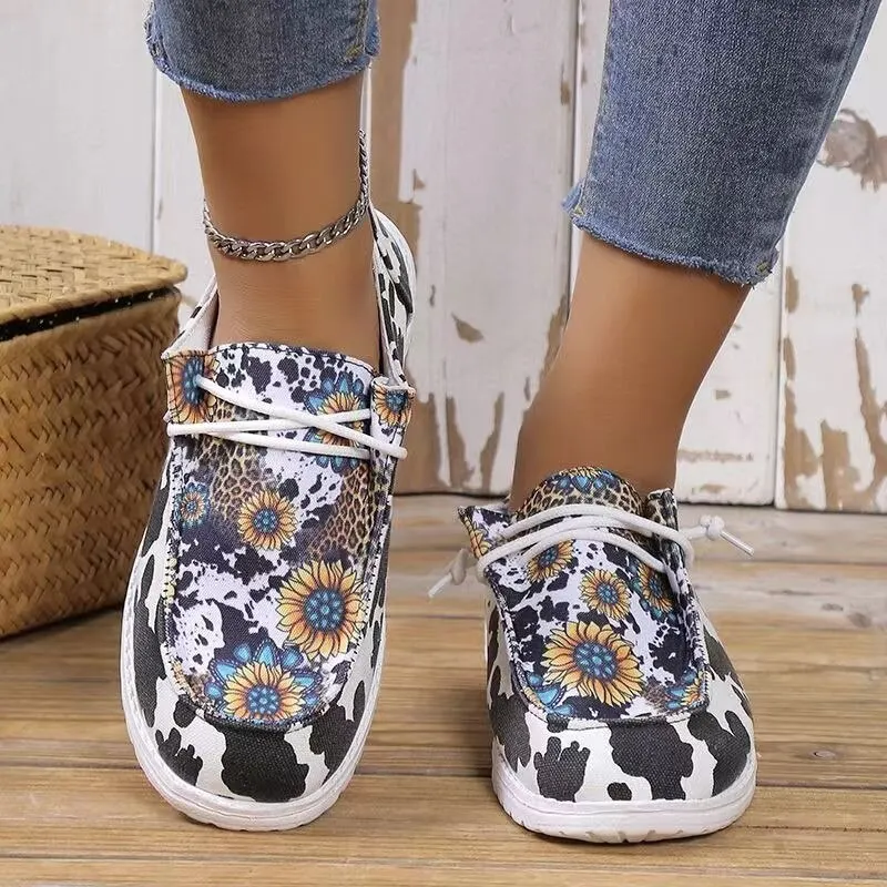 2023 Fashion New Women's Shoes Basic Women's Flat Shoes Trend Casual Flat Shoes Round Toe Wedge Heels Women's Single Shoes