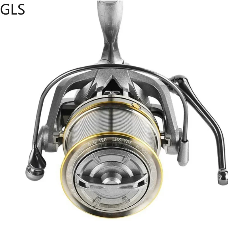 fishing reels 17+1BB 8000-14000 Series Aluminum Alloy Spool 4.8:1 Durable Long Shot baitcasting