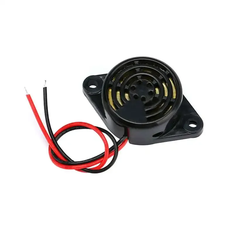 10 개/몫 SFM-27 95DB 알람 고 데시벨 DC 3-24V 알람 12V 전자 부저 경고음 Arduino 스마트 홈용 연속 경고음