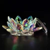 Nail Dappen Dish with Lid for Acrylic Nails Lotus Crystal Glass Nail Monomer Liquid Acrylic Powder Holder Nail Cup Jar Container 3