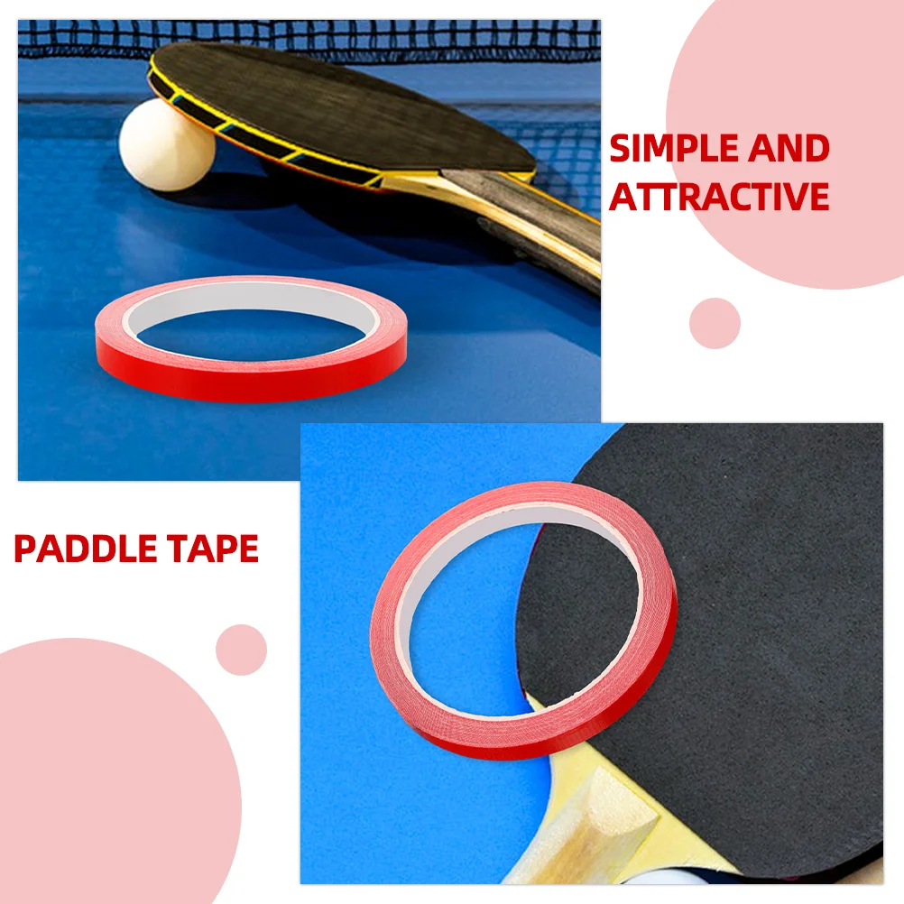 Table Tennis Racket Edge Guard Paddle Protector Adhesive Side Tape Racket Supply