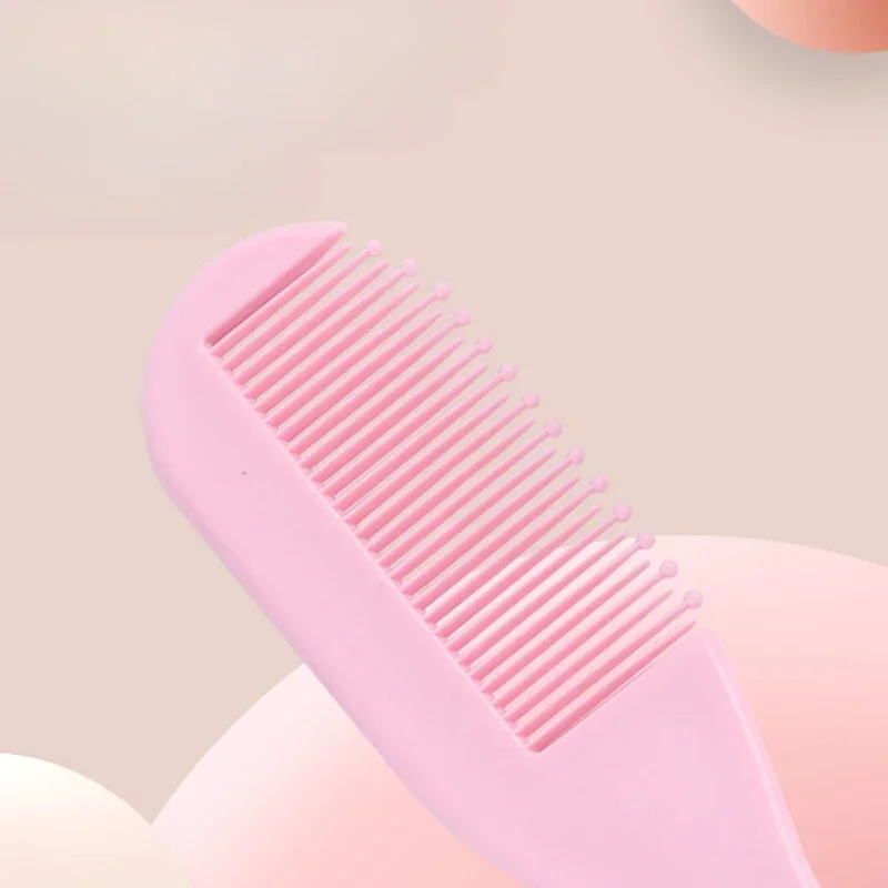 2pcs/Set Hair Comb Curly Hair Brush Hair Brush Comb Hair Comb Set Head Massager Baby Care Brush Comb Anti-scratch Girl Cartoon Hairbrush Newborn Hair Brush Infant Comb Head Massager Kids