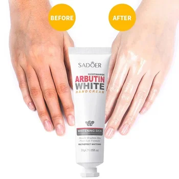 Whitening Hand Cream Niacinamide Arbutin Moisturizing Nourishing Exfoliating Calluses Anti-Chap Drying Crack Repair Body Care 1