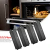 1/2/3/4pcs Adjustable Grill Heat Plate Shield Heat Tent Replacement Parts For BBQ Gas Grill Heat Plate Shield Tent Burner Cover 1