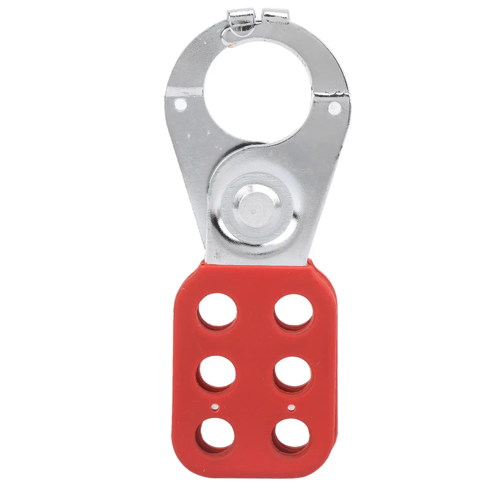 6-Hole Steel Nipper Lockout Hasp Safety Tool with Nylon PA for Secure Multi-Management