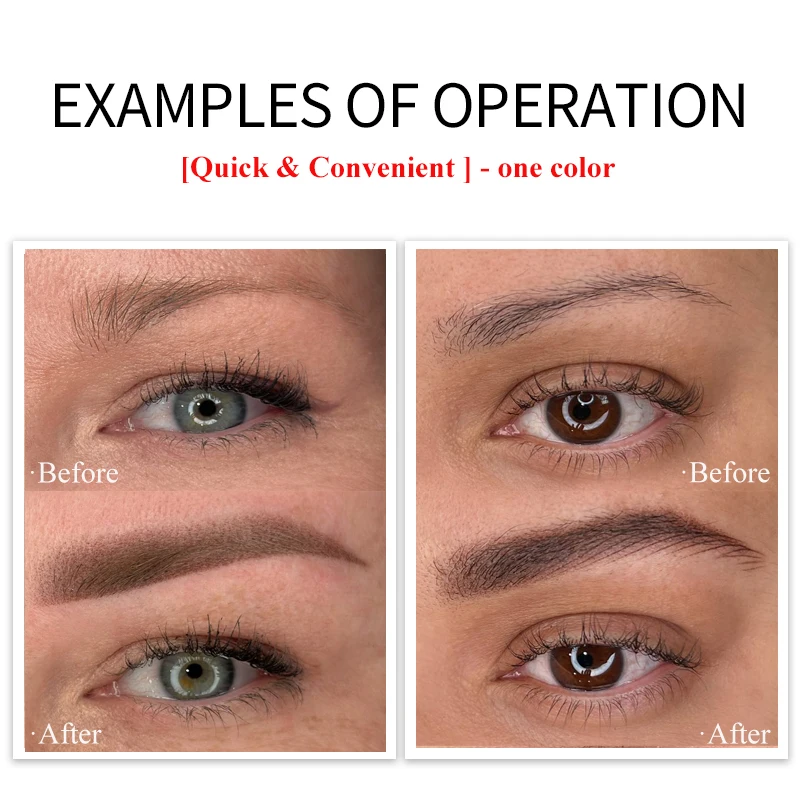 AIMOOSI Henna Eyebrow Tattoo Ink Professional Microblading Pigment for Eyeliner 3ml Permanent Makeup Black Tattoo Inks Supplies