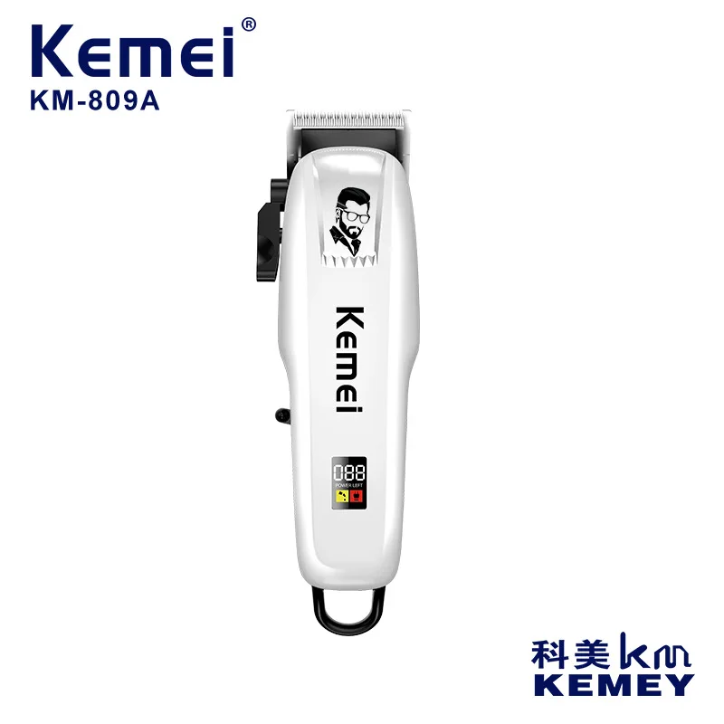 

Kemei Km-Pg809a USB Charging Adjustable Men Professional Hair Clipper LED Display Display