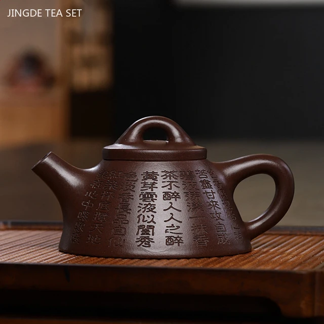 Mini Folk Art Clay Teapot