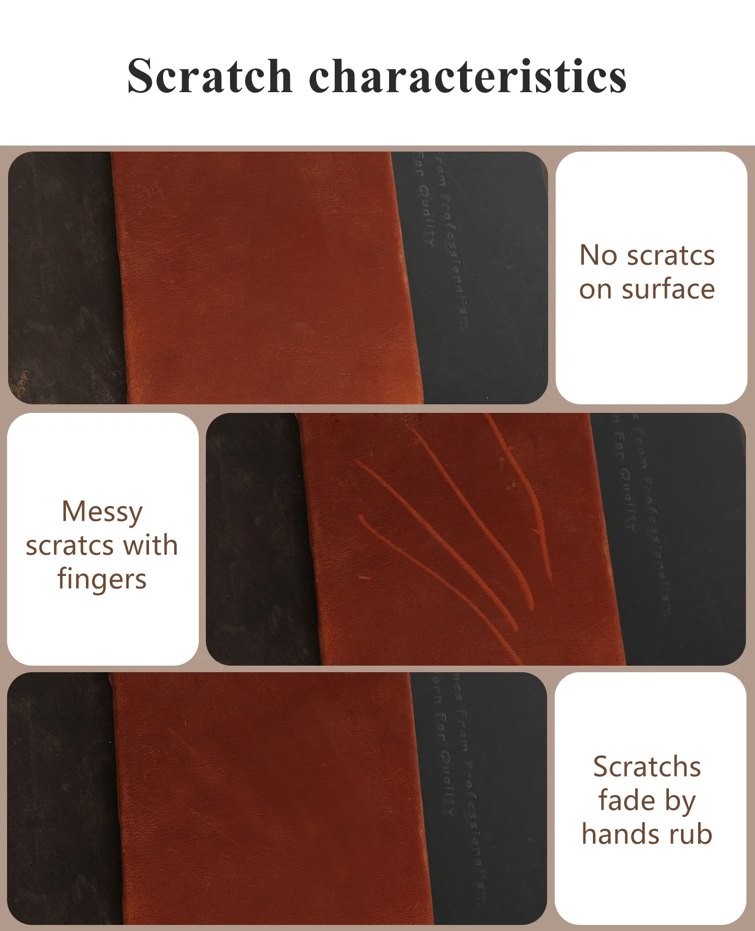 Handcrafted Magnetic Genuine Leather Business Phone Back Cover Case - Crazy Horse Design