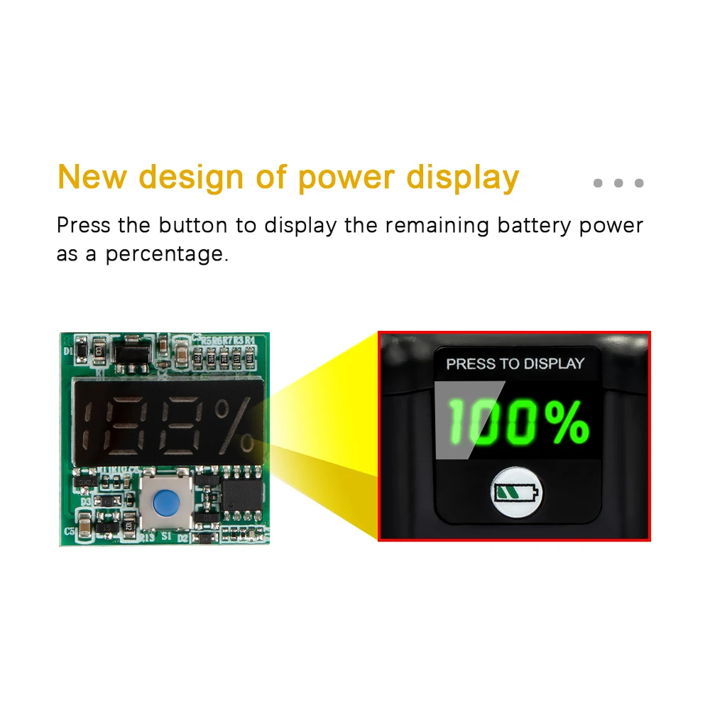 DCB200 배터리 케이스 Dewalt 18V 20V DIY 3Ah 6.0Ah DCB184 쉘 박스 BMS PCB 보드 충전 보호 LED와 호환 가능