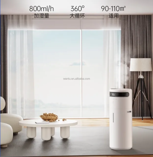 Remote Control Smart Aromatherapy Humidifier Cool Mist 16L Floor Standing Air Humidifier for Office Living Room Air Purifier 6