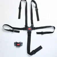 Baby Universal 5 Point Harness High Chair Safe Belt Seat Belts for Stroller Pram Buggy Children Kid Pushchair Child Dining Chair