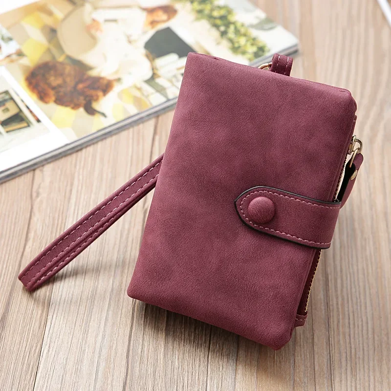 Leather Women Wallets Coin Pocket Hasp Card Holder Money Bags Casual Long Ladies Clutch Phone Purse 6 Color 3