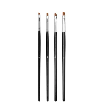 KADS 4Pcs/set UV Gel Brush Nail Brush Gel Painting Pen 4 Sizes Manicure Brushes For Painting Drawing French Gel Brush Nail Bush