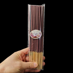 Natural Fragrance Bamboo Coffee Incense Sticks - Aromatherapy for Home & Office Atmosphere Enhancement (250 sticks)
