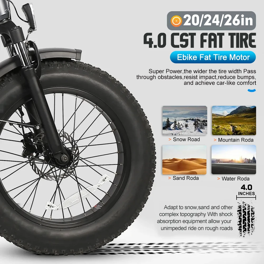 Electric Fat Bike Kit 72V 3000W 4.0 Tyre Brushless Rear Rotate Hub Motor Wheel 20 24 26inch Dropout 170mm Ebike Conversion Kit ebike motor kit