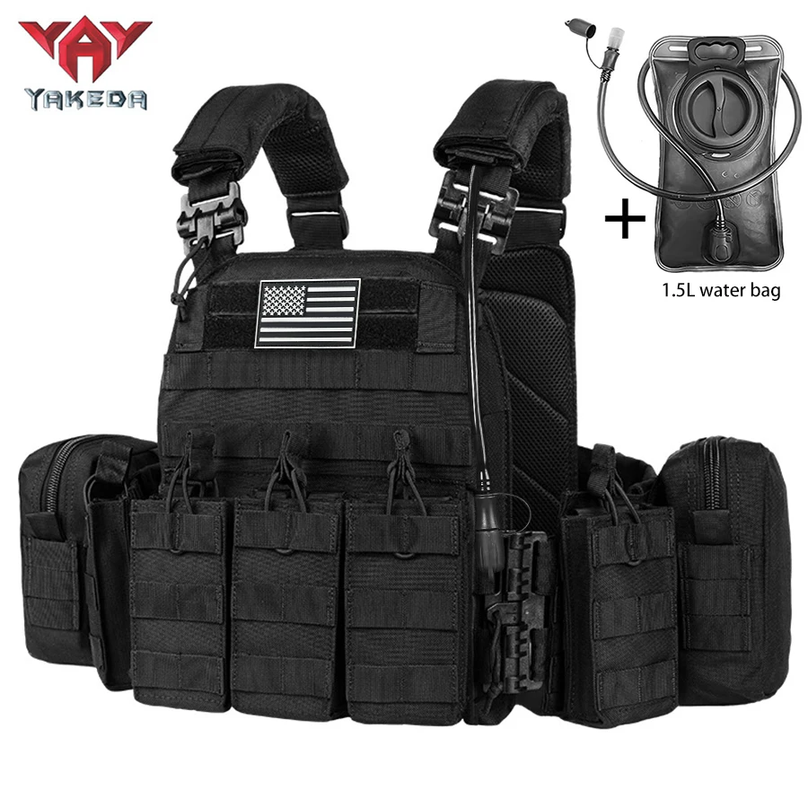 YAKEDA Outdoor-Jagdweste mit 1,5L Wasserbeutel, modulares, frei kombinierbares Zubehörset – Detail 9