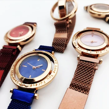 Watch For Women Watches 2022 Best Selling Products Luxury Brand Reloj Mujer 360 ° Rotatable Dial Simple Fashionable Quartz Watch 1