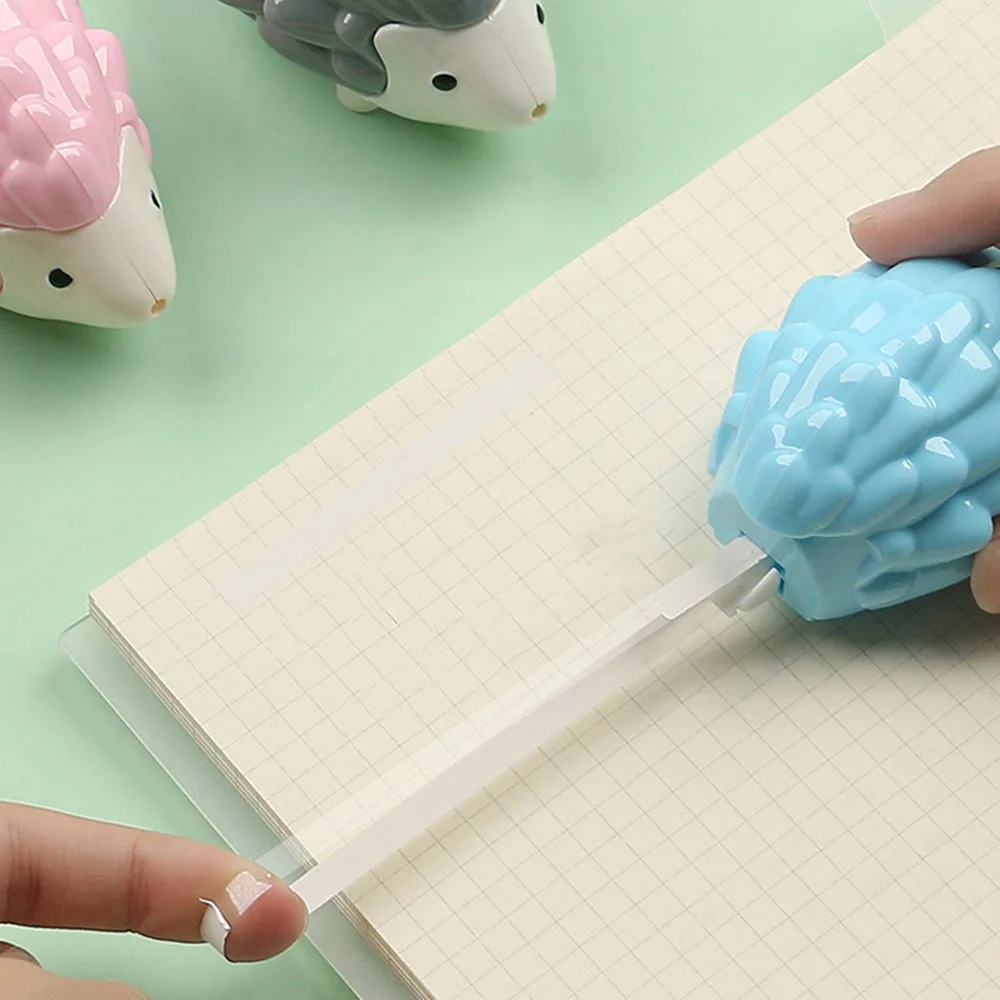 1 Pcs Lytwtw's Kawaii Mini Cartoon Hedgehog Correction Tape Altered Tools School Office Corrector Stationery Kids Sweet Supplies
