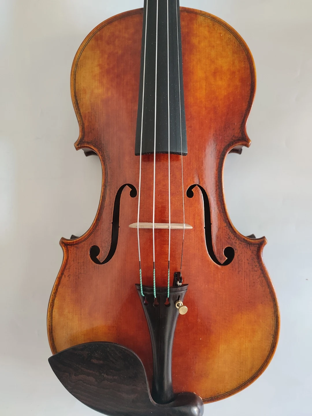 4/4 Handmade Bird's Eye Solid Wood Spruce Panel Maple Back Violin for Professional Child Student Beginner acoustic violin violin accessories
