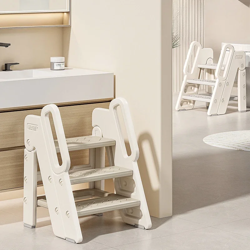 Foldable Baby Hand Washing Step Stools, Children's Foot Stool, Infant Face Washing Stairs Step Bench Toilet Steps for Kids