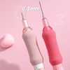 4pcs Rose Love Mechanical Pencil Set Pink Romantic Press Type 0.5mm Refills Office School Student A7422 5