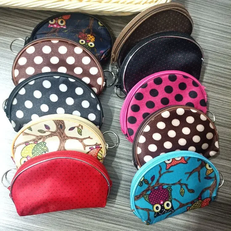 

Бумажник с нулевым рисунком из ткани, маленький бумажник с рисунком в подарок