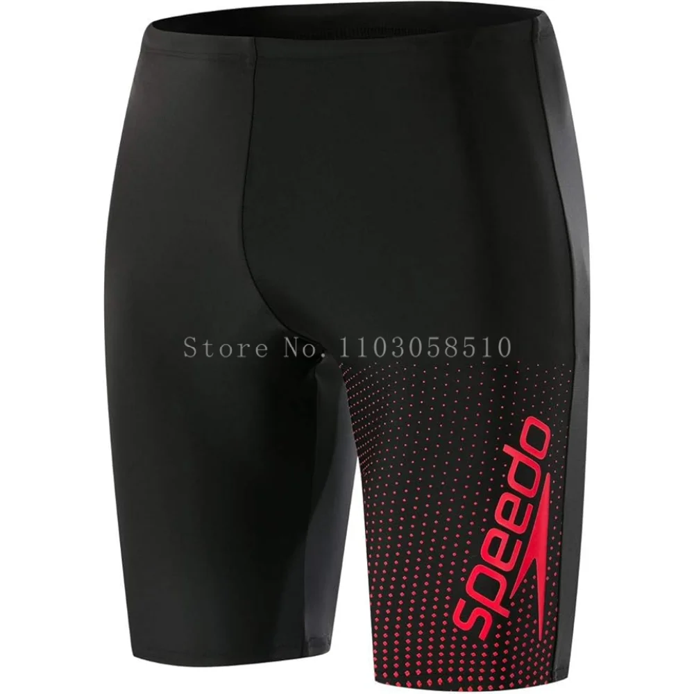 2025 Men's Swim Jammer Swimsuit Shorts Endurance Athletic Training Swimwear Swimming Trunks Beach Tights Shorts Swim Lycra Pants 2