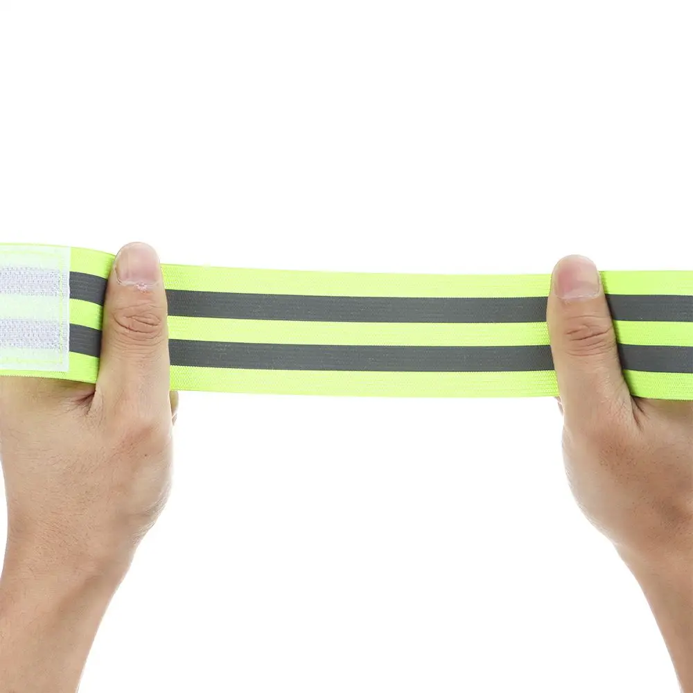 Reflective Straps 2 Reflective Strips Running Night Walking Luminous Wristband Glow Belt Reflective Band Strap Safety Straps
