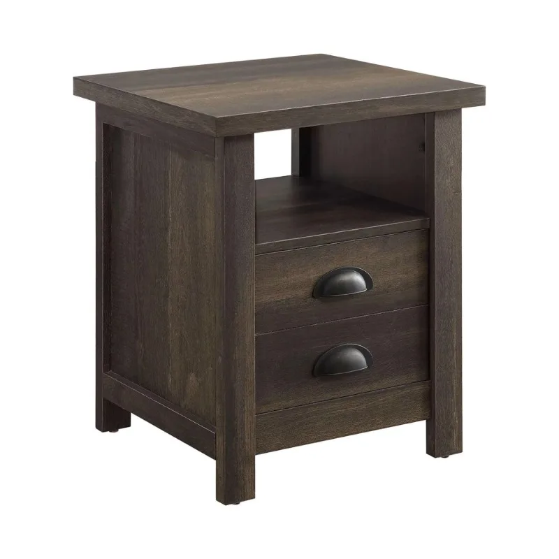 

Better Homes & Gardens Granary Modern Farmhouse End Table, Brown