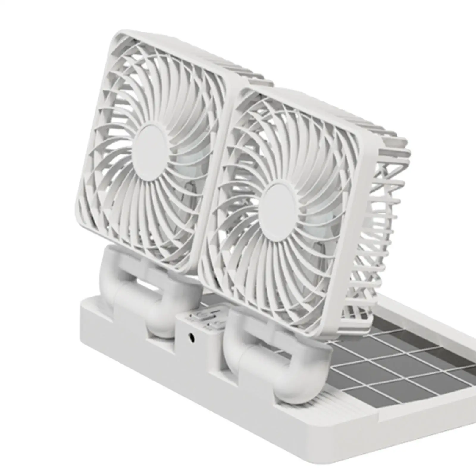 Car Cooling Fan Circulator Multipurpose with Cable USB Electric and Solar Powered Automobile Vehicle Fan for Sedan Truck