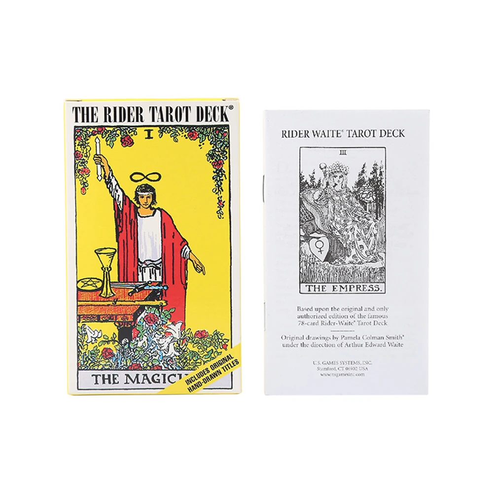 2022 New Tarot Cards With Guide Book the Rider Divination Tarot Cards
