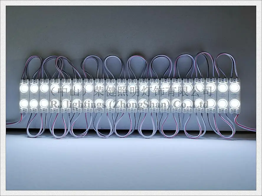 mini LED light module for small sign letter with lens aluminum PCB waterproof DC12V 40mm X 13mm X 4mm SMD 2835 2LED