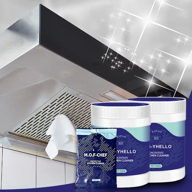 Concentrated Heavy Oil Pollution Cleaner Household Strong Degreasing Cleaning Bubble Powder Kitchen Smoking Machine Cleaner oil cleaner kitchen cleaner