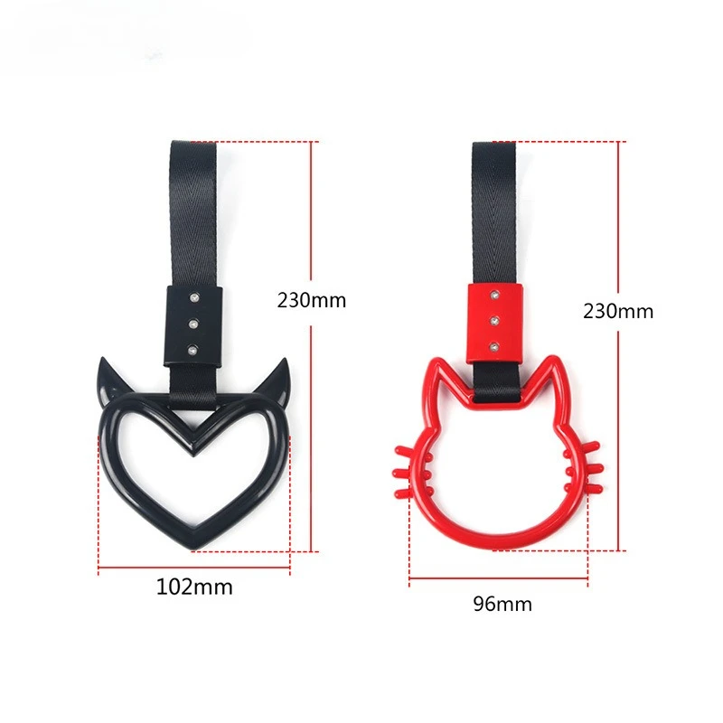 Car Horn Pull Ring Interior Exterior Modification Handle Rear Suspension Ring Decoration Pendant
